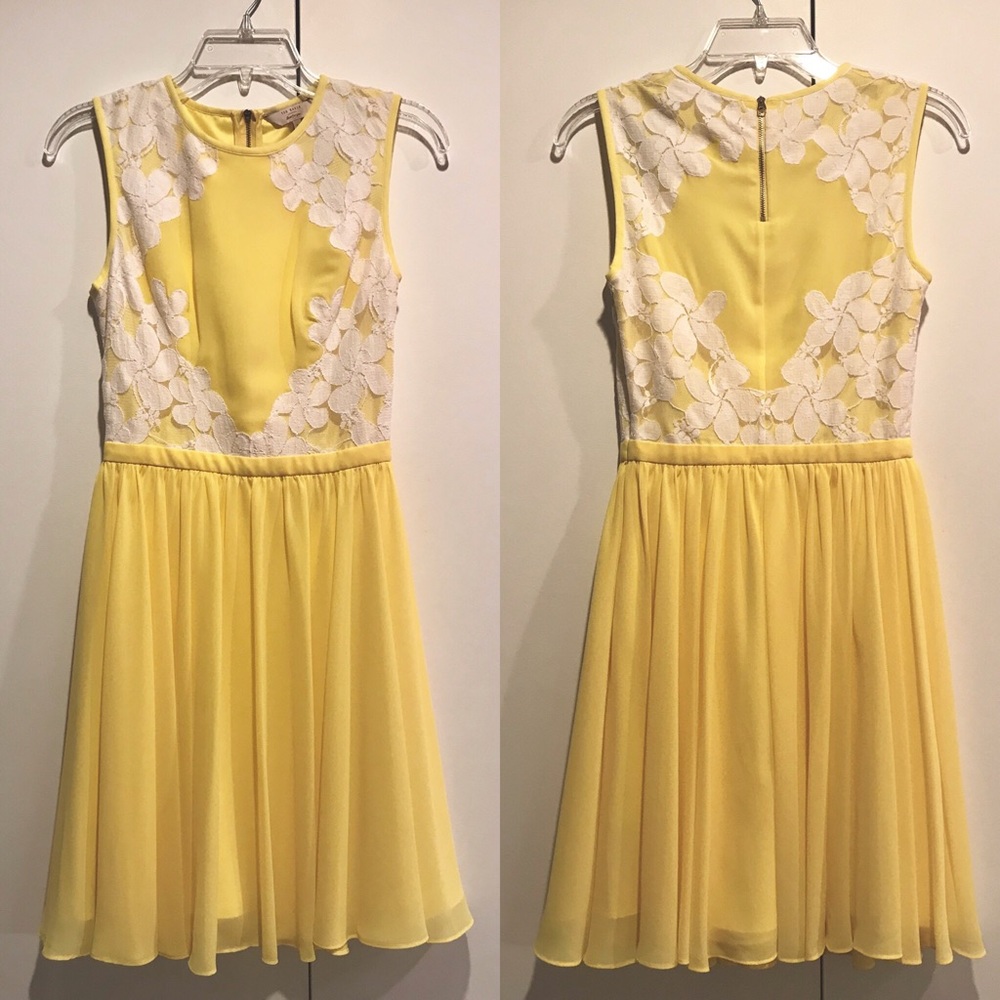 Yellow Ted Baker Dress
